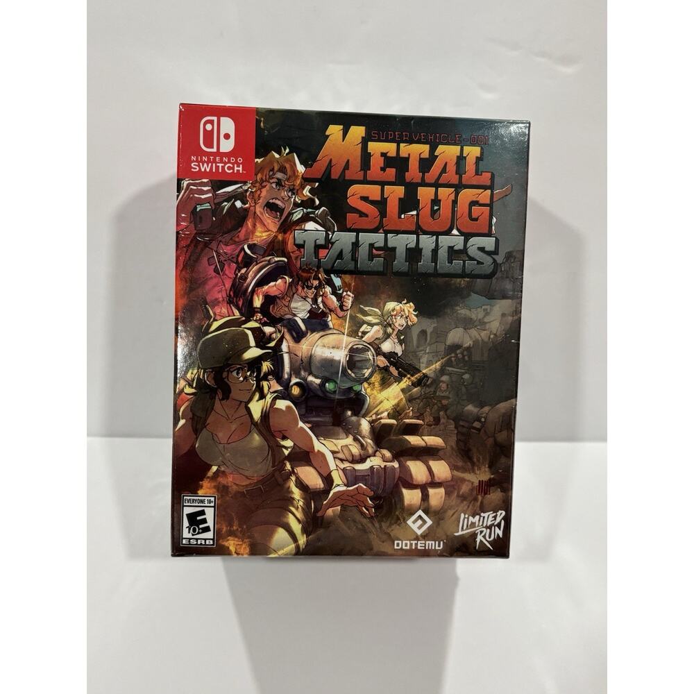 Metal Slug Tactics COMMANDING OFFICER EDITION Limited Run Nintendo Switch Game